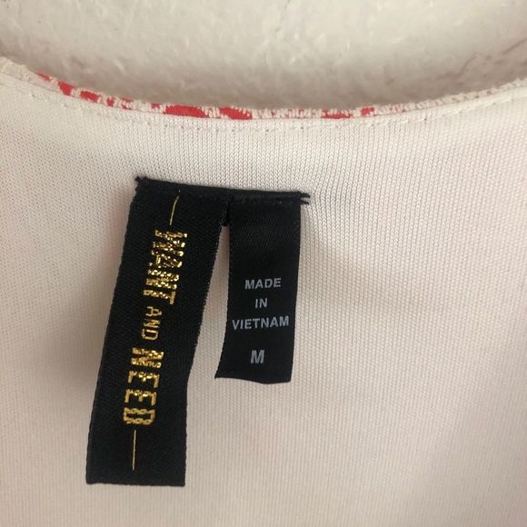 Want and Need Lace Stripe sleeveless dress size M. New with tags - Picture 5 of 7